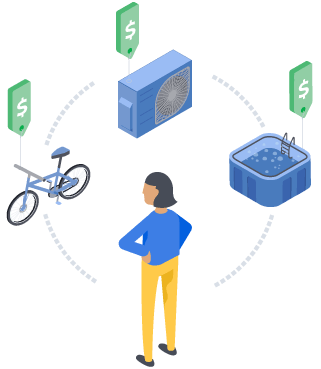Consumer with purchase options USA