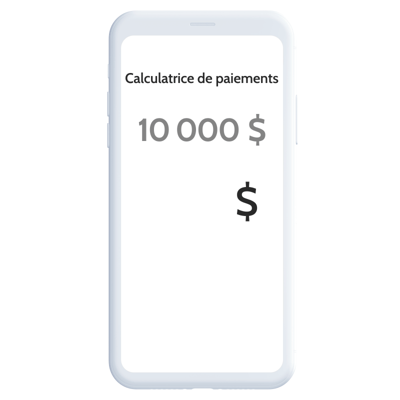 Home Improvement Phone Calulator French