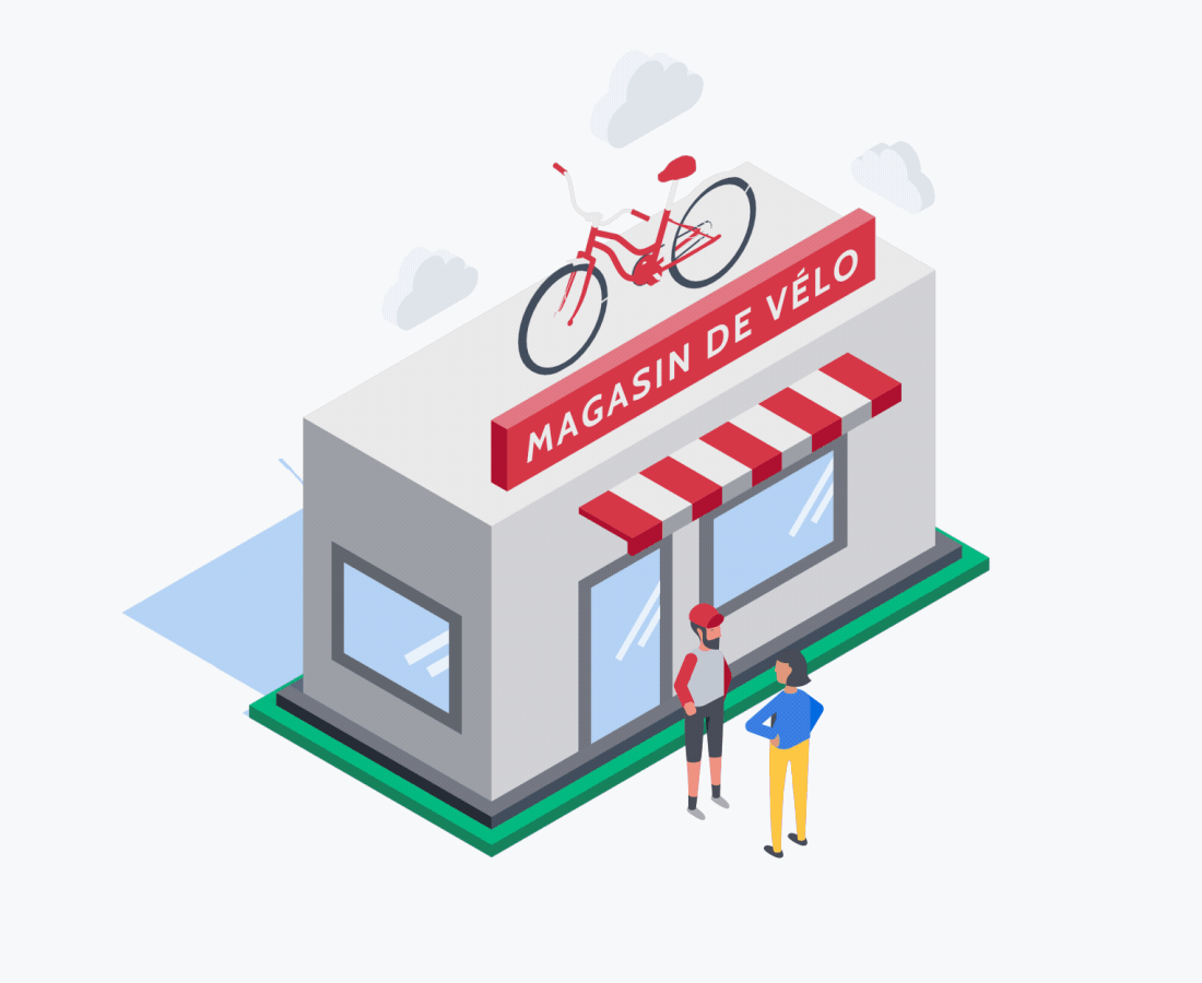 Retail store french