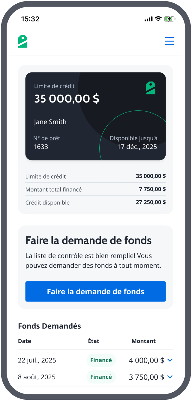MSF Product Screen